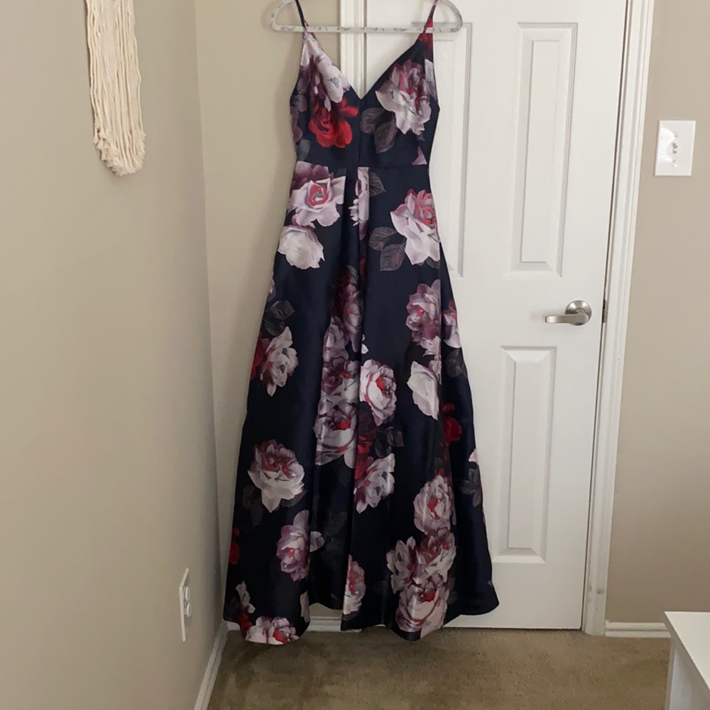 Calvin Klein Floral Gown